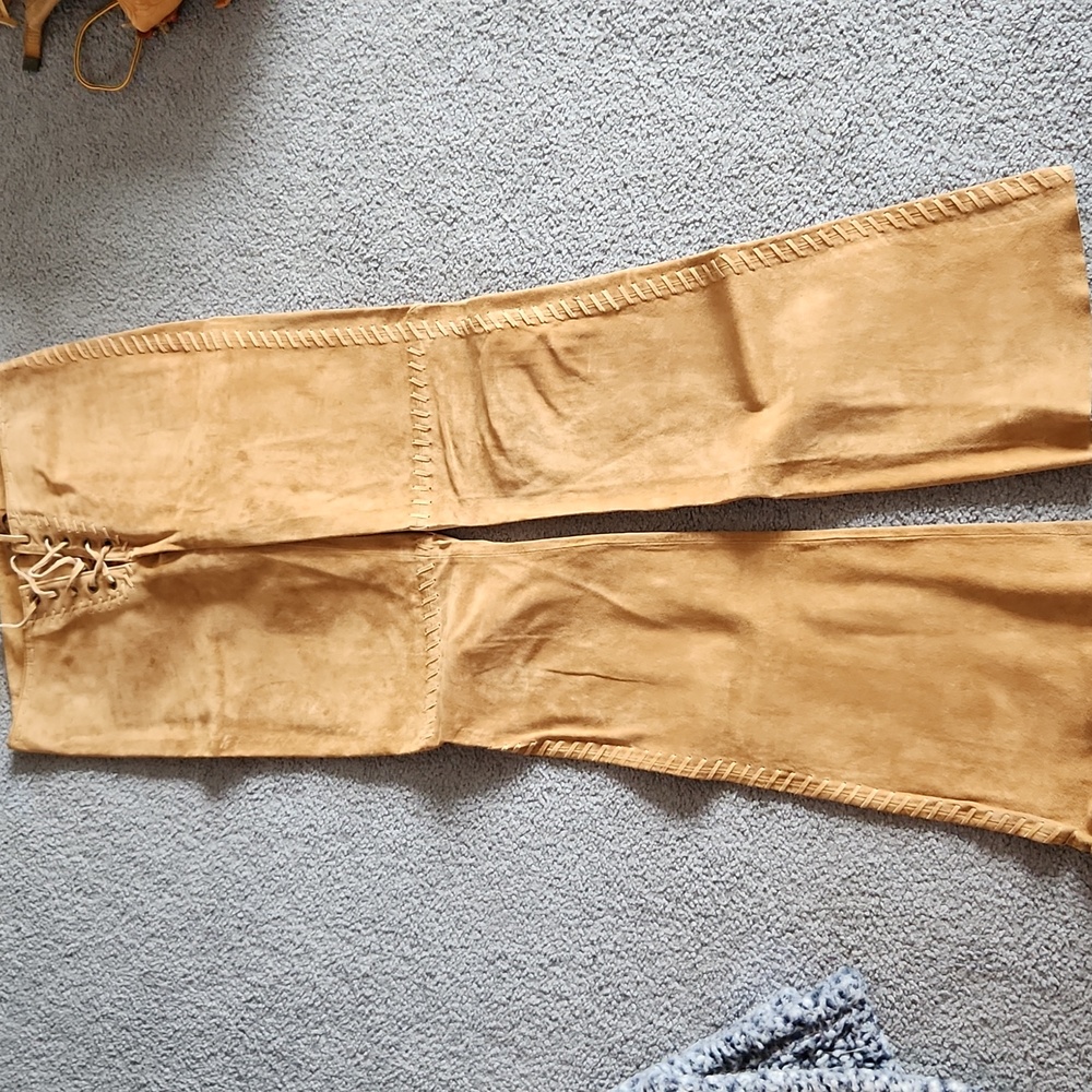 Arden B leather pants